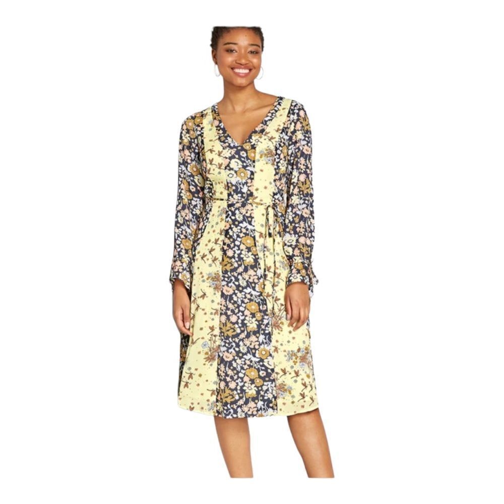 Modcloth Unique Persona Floral Midi Dress